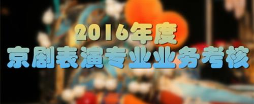 大鸡巴操小骚逼淫语对白视频国家京剧院2016年度京剧表演专业业务考...